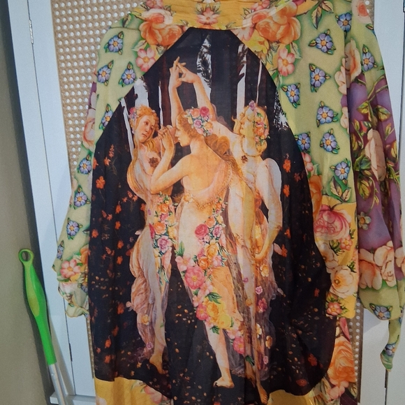 Aratta Other - Aratta Multicolor Artistic Print Blouse